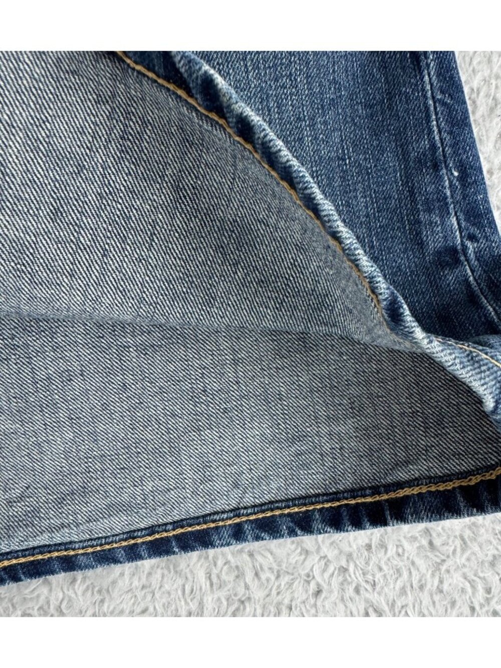 J.Crew Denim Mini Skirt Womens 26 Classic Blue Wash Western Travel Retro - Picture 8 of 9